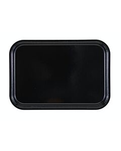 Cambro 1218MT110 Rectangular Market Tray / Pan 12" x 18" x 3/4" - Black