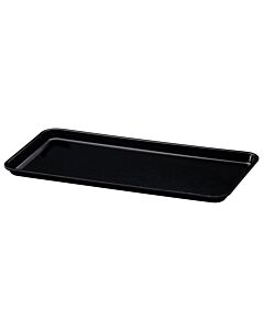 Cambro 826MT110 Rectangular Market Tray / Pan 8" x 26" x 3/4" - Black