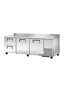 True TWT-93D-2-HC 93" Deep Worktop Refrigerator With 2-Door And 2-Drawer
