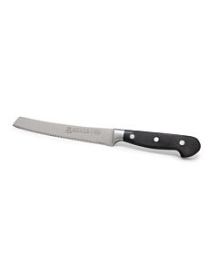 Omcan 9" Retail-Ready Forged Serrated Slicer - USA