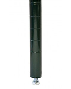 Zanduco 8" Commercial Green Epoxy Post with Leveler - NSF