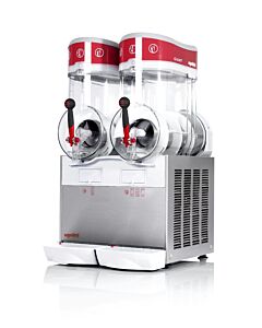 Ugolini GIANT Multi-Functional Double Bowl Granita / Slushy Machine with Magnetic Drive - 2 x 15L / 4 Gal.