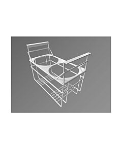 Celcold CF2ERPK Basket for ESG Series Celcold freezers, hold 2 tubs of ice cream powder coated