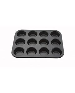 Winco AMF-12NS 12 Cup Tin Plate Non-Stick Muffin Pan - CA