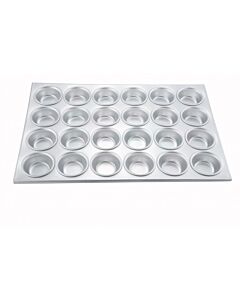 Winco AMF-24 24 Compartments Alum Muffin Pan - CA