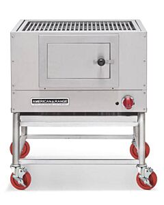 American Range AMSQ-48 Mesquite 48" Wide Broiler with a Gas Log Starter