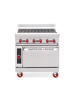 American Range AR-4RB 48" Range Broiler with 2 Standard Ovens
