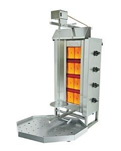 Axis AX-VB4 176 lbs Gas Vertical Broiler - 4 Burner 44,382 BTU