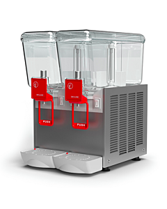 Ugolini Arctic Deluxe-Paddle Mix Double Bowl Juice Dispenser with 2 x 20L Capacity - 115V