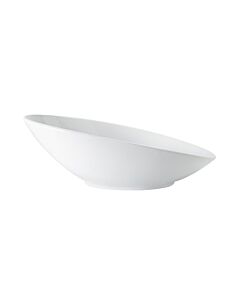 GET B-797-W San Michele™ 1.1 qt. (1.5 qt. Rim-Full), 14" x 8.75" Oval Cascading Bowl, 5" Deep - 6/case