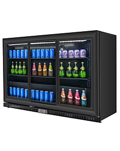 Zanduco 53" Beverage Cooler Three glass Door with Lock 11.6 cu. ft. Capacity - 115V/60/1 - USA