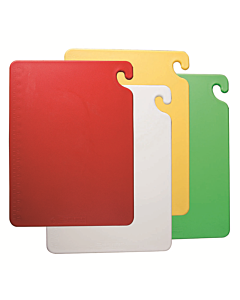 San Jamar 1/2"H Cut-N-Carry Color Cutting Boards, 4 Board System
