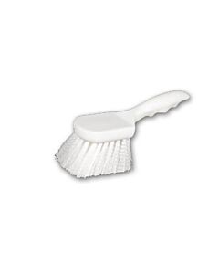 Winco 8" Plastic Pot Scrubbing Brush with Nylon Bristles - USA