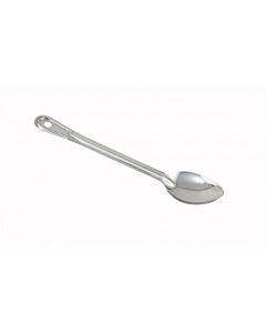 Winco BSOT-13 13" Stainless Steel Solid Basting Spoon - USA
