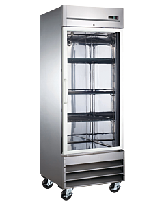 EFI F1-27GDSVCX 29" One Glass Door Reach-In Freezer, Right-Hand, 115V - USA