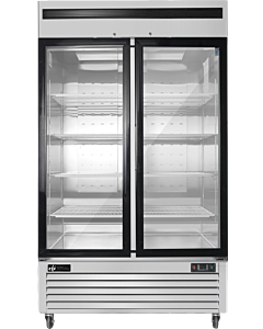 EFI C2-39GDSVC 39" Two Glass Door Reach-In Refrigerator, 115V - USA