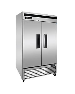 EFI X-Line C2-54VCX 54- Two Door Two Section Solid Reach-In Refrigerator-47 cu. Ft.