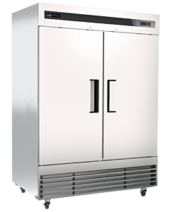 EFI X-Line C2-54VCX 54- Two Door Two Section Solid Reach-In Refrigerator- 47 cu.ft. - CA