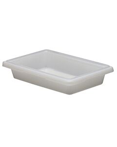 Cambro 12183P148 18" x 12" x 6" White Poly Food Storage Container - Camwear - 1.75 Gal. - USA