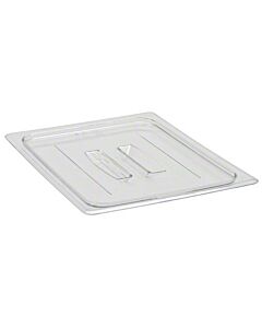 Cambro 20CWCH135 1/2 Size Food Pan Lid with Handle - Camwear - Polycarbonate - Clear - CA