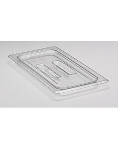 Cambro 30CWCH135 1/3 Size Food Pan Lid with Handle - Camwear - Polycarbonate - Clear - CA