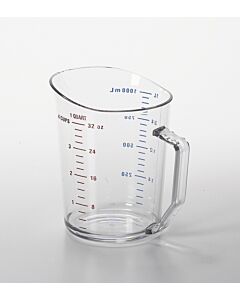 Cambro 1 Qt. Measuring Cup Clear 100MCCW135