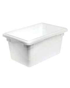 Cambro 12189P148 18" x 12" x 9" White Poly Food Storage Container - Camwear - 4.75 Gal. - USA