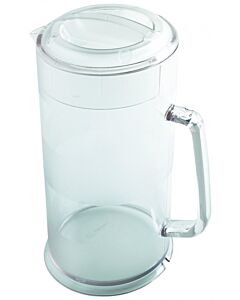 Cambro 64 oz. Water Pitcher with Lip Camwear Clear PC64CW135