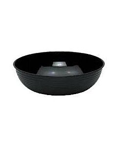 Cambro Black 10" Round Ribbed Bowls - RSB10CW110 - CA
