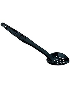 Cambro 13" Black Perforated Polycarbonate Salad Bar / Buffet Spoon - Camwear - SPOP13CW110 - CA