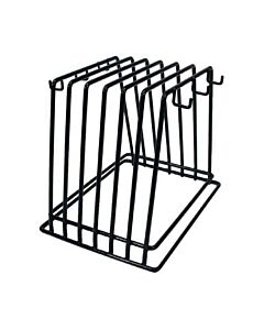 Winco CB-6K Vinyl Coated Cutting Board Rack, 6 Slots - CA