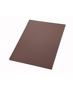 Winco CBBN-1520 Cutting Board 15" x 20" x 1/2" Brown - CA