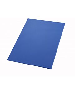 Winco CBBU-1218 Cutting Board 12" x 18" x 1/2" Blue - CA