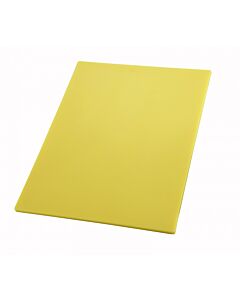 Winco CBYL-1218 Cutting Board 12" x 18" x 1/2" Yellow - CA