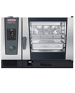 Rational CC2ERRA.0000255 iCombi Classic Single 6-Full Size Electric Combi Oven with Manual Controls - 208/240V, 3 Phase