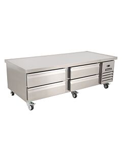 Celcold-CCB72R-74" Refrigerated Chef Base - 11.2 Cu.Ft.