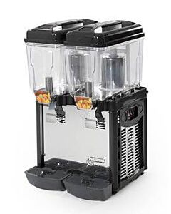 Cofrimell CD2J110 - Double Head Refrigerated Juice Dispenser - 2 x 12 L