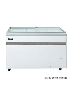 Celcold Essential CEF40 41" Ice Cream Freezer 8.4 cu. ft. 6 + 4 tub capacity with lockable sliding glass lid
