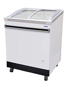 Celcold - CATF31 - 31.1" Angle Top Ice Cream Display Freezer With Glass Lids - 6.5 Cu.Ft.