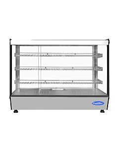 Atosa CHDS-71 35" Square Glass Countertop Heated Display Case with 7.1 Cu. Ft. Capacity - 115V, 1650W - CA