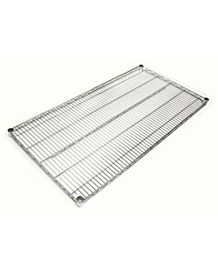 Zanduco 18" x 48" Scratch and Dent Heavy Duty Commercial Chrome Shelf - NSF