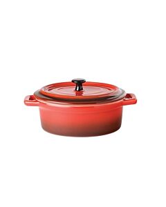 Tableware Solutions Flame Oval Casserole 5" 13cm 12.5oz 35cl 6 / case pack CI M14023-06