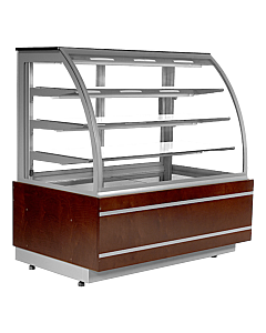 Frost Tech CM3-WRP 37 1/4" Curved Glass Refrigerated Bakery Display Case