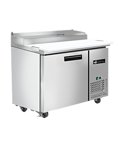 EFI CPDR1-44VC-L 44" One Door Pizza Refrigerated Prep Table, Left-Hand, 115V