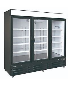 Celcold-CR72GDM 80" Three Glass Door Reach-In Refrigerator - 72 Cu.Ft. - USA