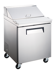EFI CSDR1-27VCX-L 27.5" One Door Refrigerated Salad/Sandwhich Prep Table, Left-Hand, 115V