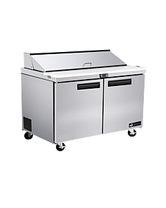 EFI CSDR2-36VC 36" Two-Door Salad and Sandwich Refrigerated Prep Table, 115V