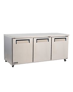 Celcold-CUC72F 71.7" Three Door Under Counter Freezer - 18 Cu.Ft