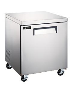 EFI CUDR1-27VCX-L 27" One Solid Door Undercounter Refrigerator, Left-Hand, 115V