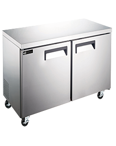 EFI CUDR2-36VCX 36" Two-Solid-Door Undercounter Refrigerator, 115V